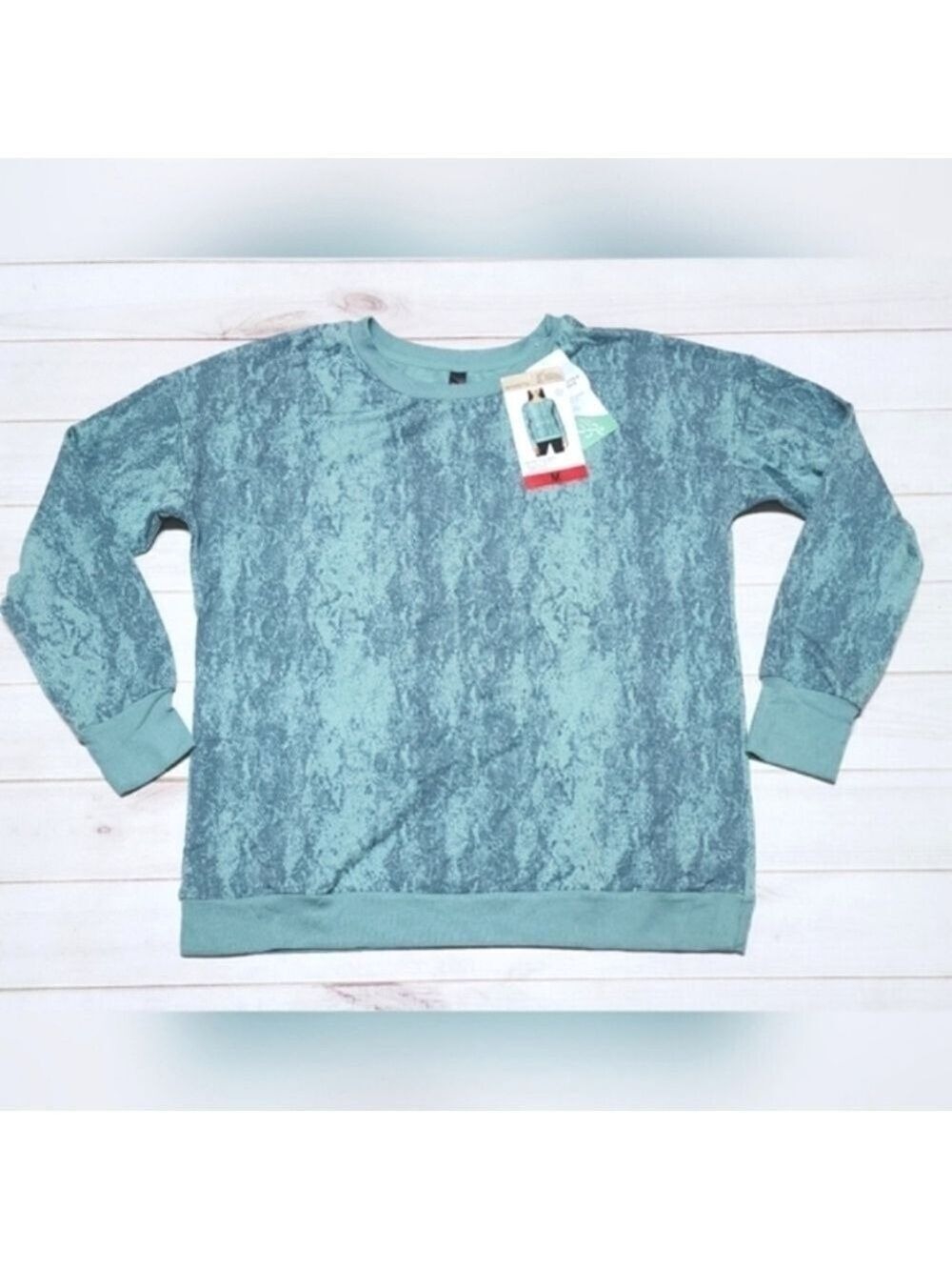 Mondetta Women's Artic Snake Printed Sweatshirt Medium - New With Tags